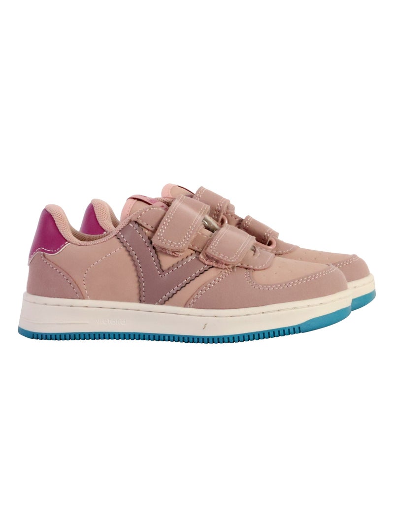 Basket Basse à Scratch Enfant Victoria Beige - Kiabi