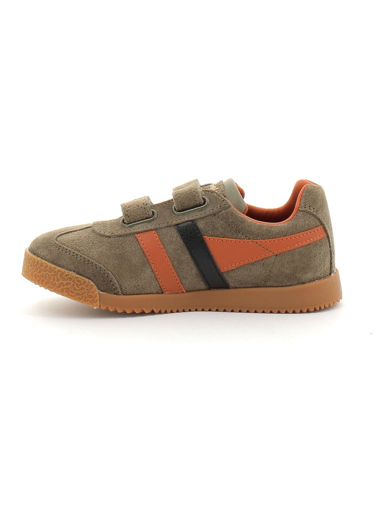 Basket Basse à Scratch Pour Enfant Harrier Kaki - Kiabi