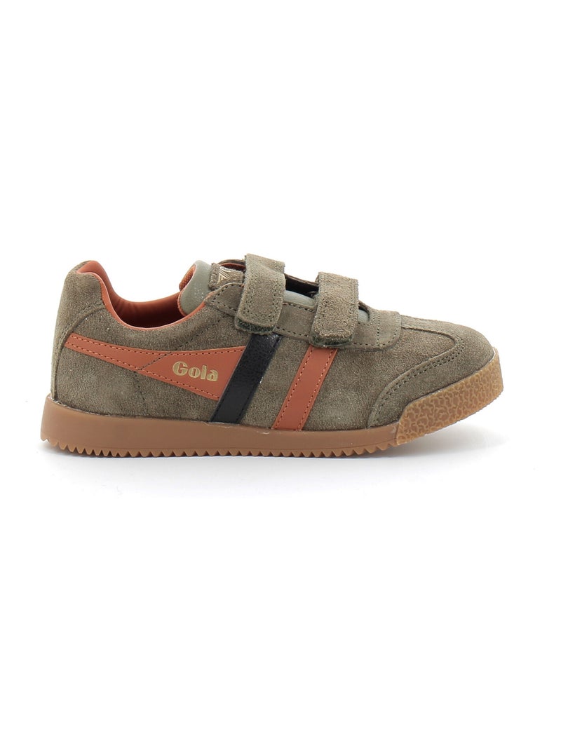 Basket Basse à Scratch Pour Enfant Harrier Kaki - Kiabi