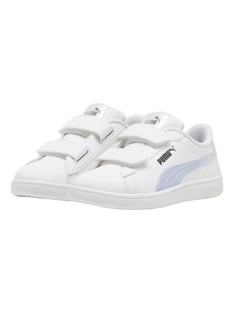 Basket Basse à Scratch Puma Enfant Smash 3.0 Holo 2.V PS Blanc - Kiabi