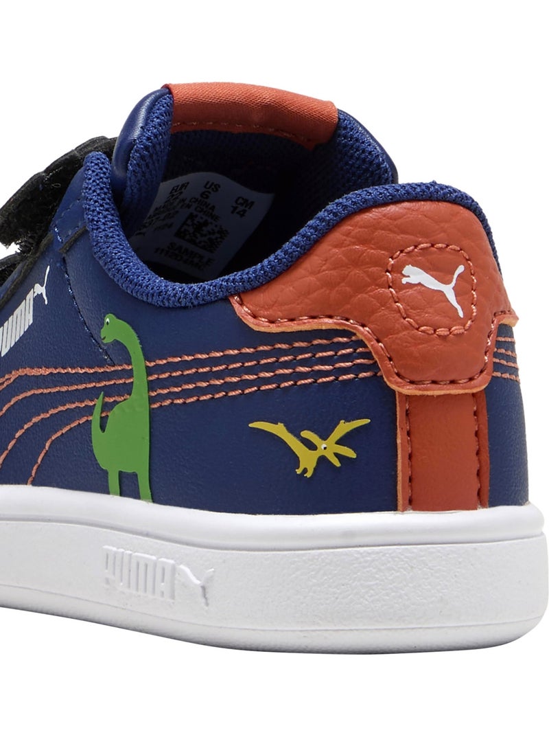 Basket Basse à Scratch Puma Smash Dino Multicolore - Kiabi
