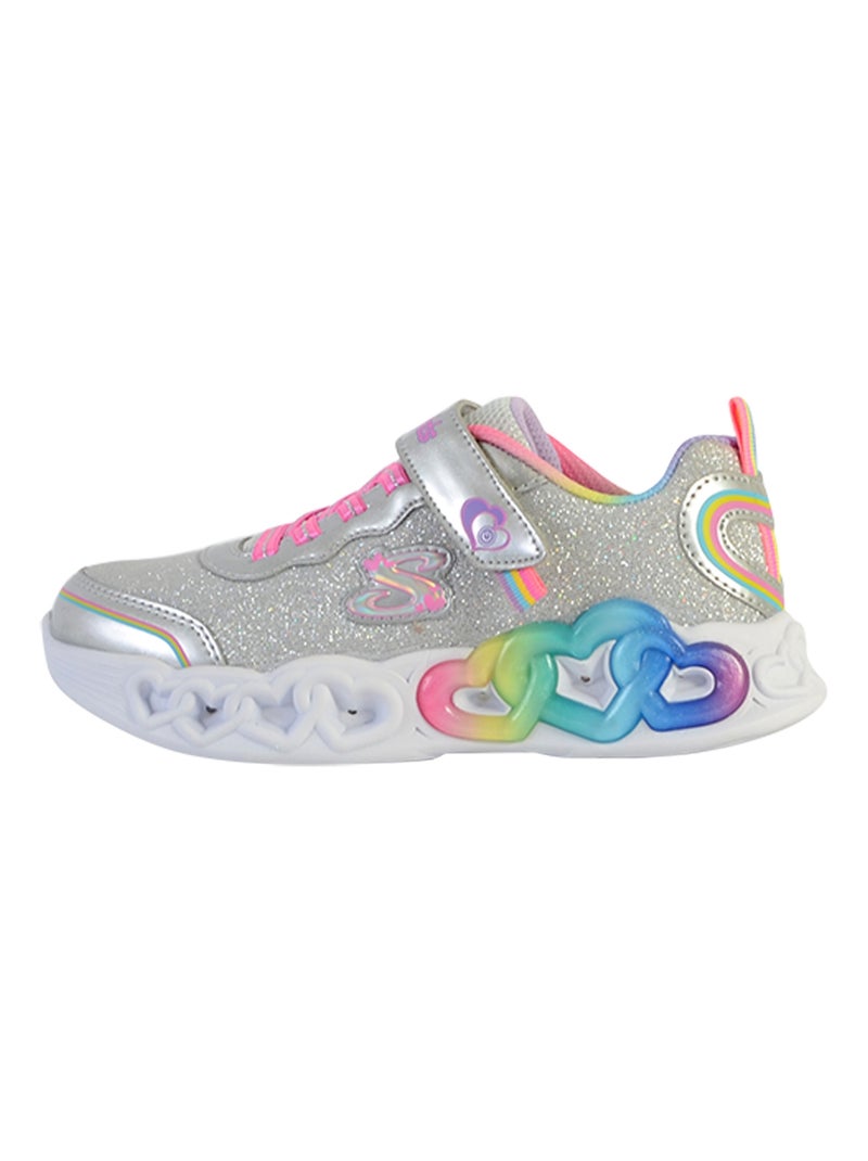 Basket Basse à Scratch Skechers Enfant Love Prism Noir Multicolore - Kiabi