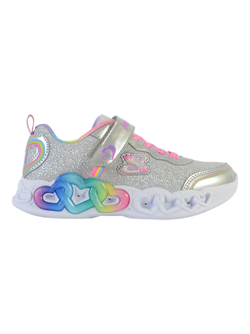 Basket Basse à Scratch Skechers Enfant Love Prism Noir Multicolore - Kiabi