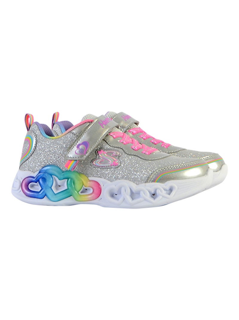 Basket Basse à Scratch Skechers Enfant Love Prism Noir Multicolore - Kiabi