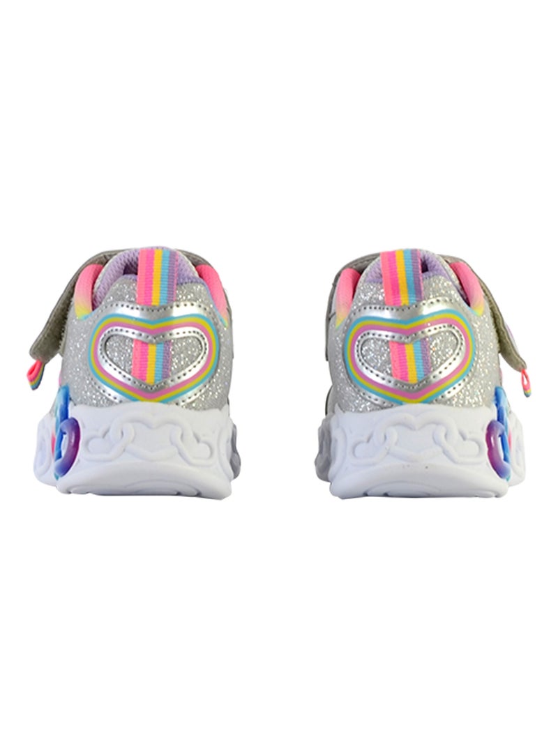 Basket Basse à Scratch Skechers Enfant Love Prism Noir Multicolore - Kiabi