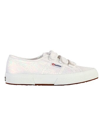 Basket Basse à Scratch Superga Straps Lame