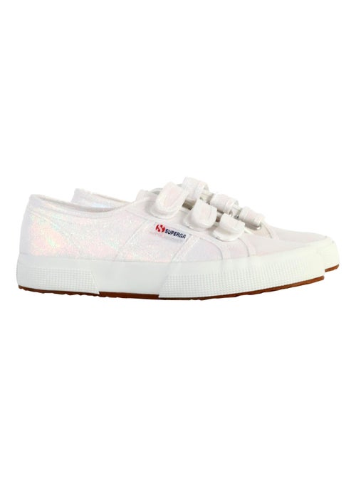 Basket Basse à Scratch Superga Straps Lame - Kiabi