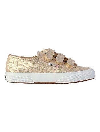 Basket Basse à Scratch Superga Straps Lame