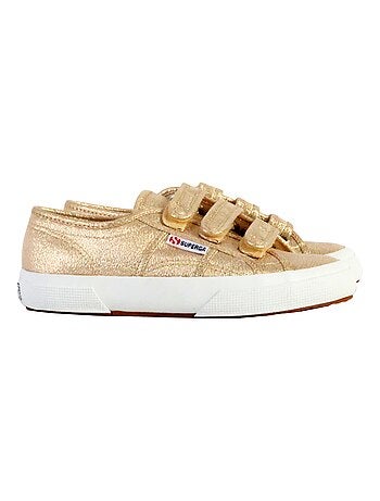 Basket Basse à Scratch Superga Straps Lame