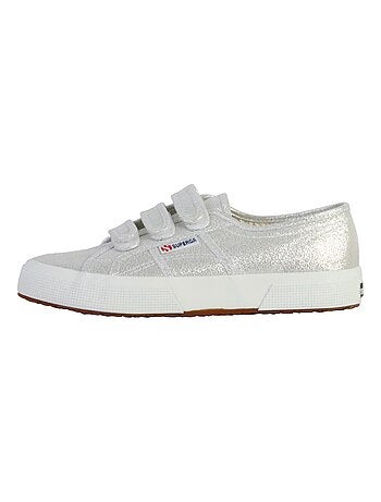 Basket Basse à Scratch Superga Straps Lame