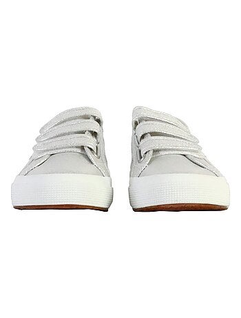 Basket Basse à Scratch Superga Straps Lame