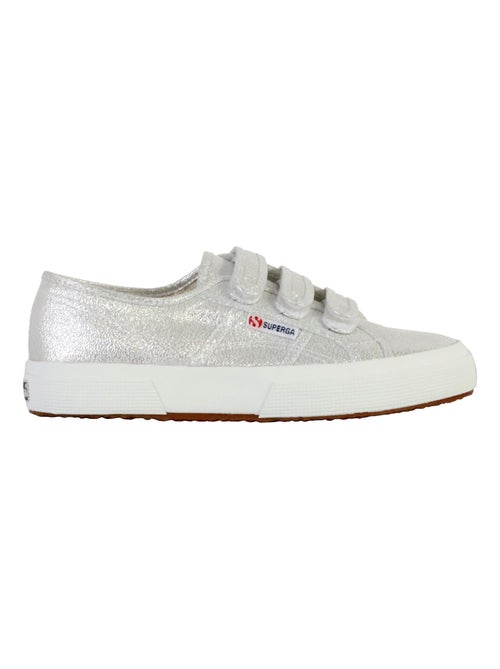 Basket Basse à Scratch Superga Straps Lame - Kiabi