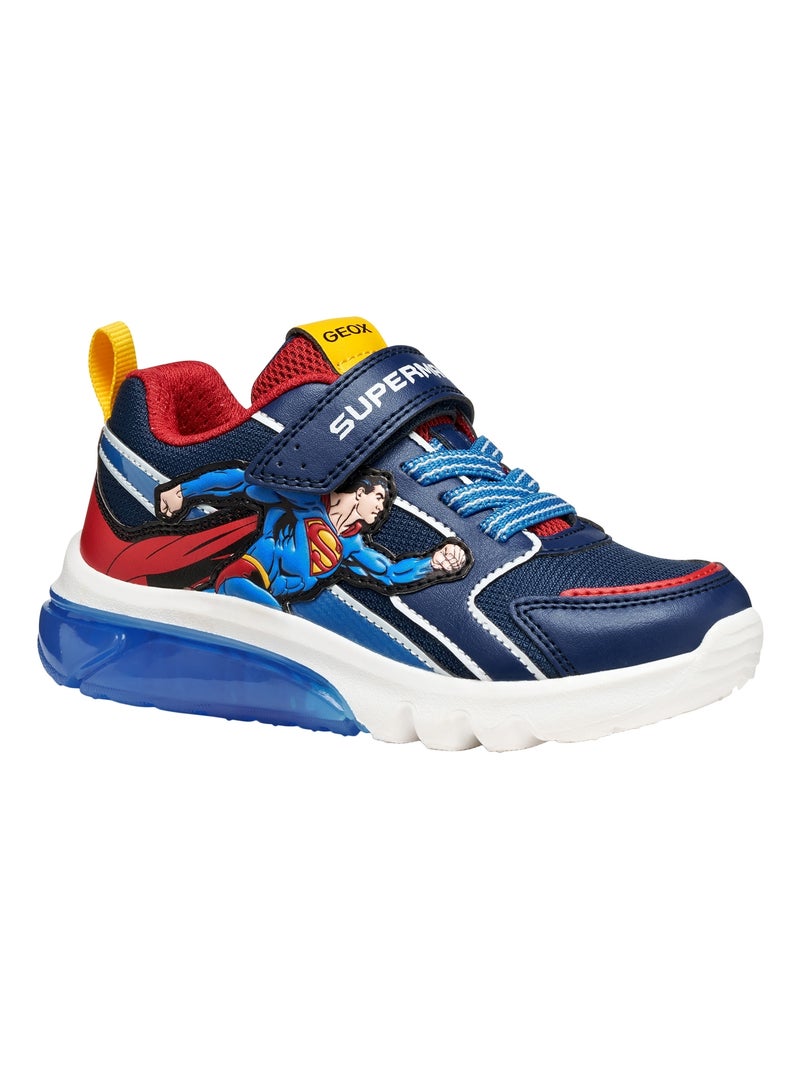 Basket Basse à Scratches Geox Enfant Ciberdron Bleu - Kiabi