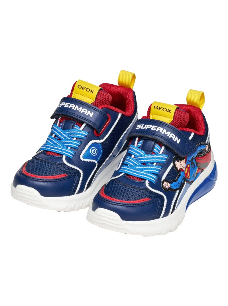 Basket Basse à Scratches Geox Enfant Ciberdron Bleu - Kiabi