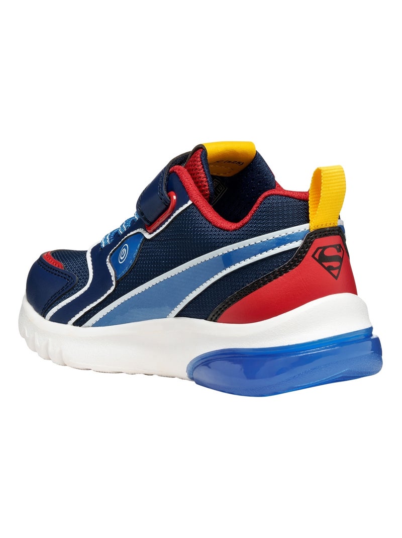 Basket Basse à Scratches Geox Enfant Ciberdron Bleu - Kiabi