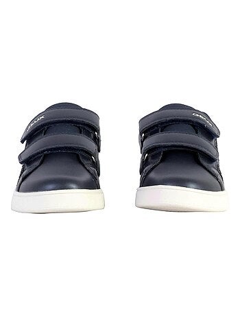 Basket Basse à Scratches Geox Junior Eclyper Pearl Synt.Lea