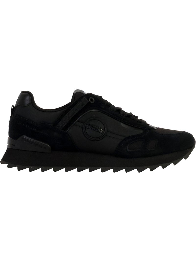 Basket Basse Cuir Colmar Travis Sport Rash Noir - Kiabi