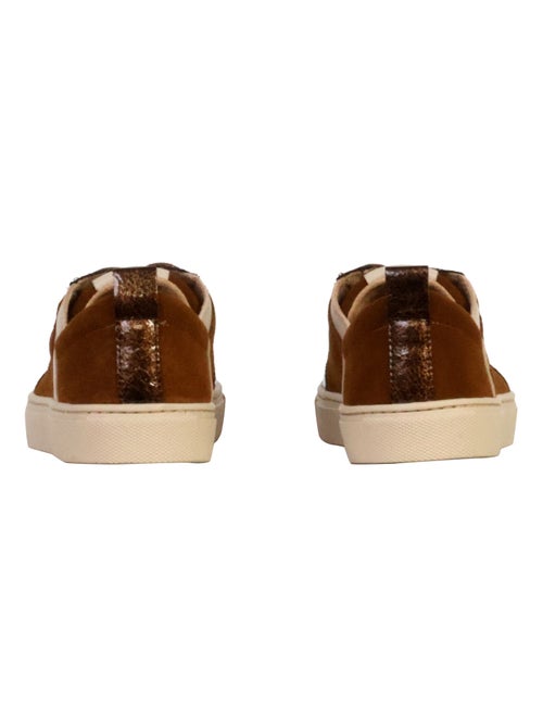 Basket Basse Cuir Emilie Karston Tais - Kiabi