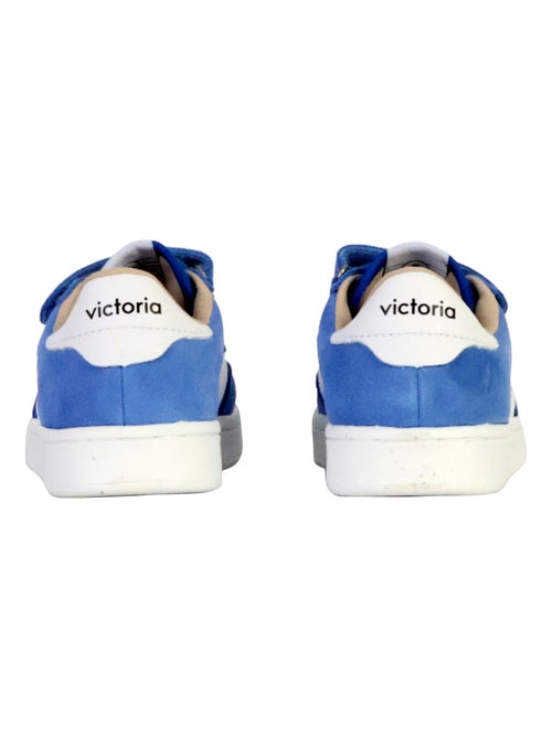 Basket Basse Cuir Enfant Victoria - Kiabi