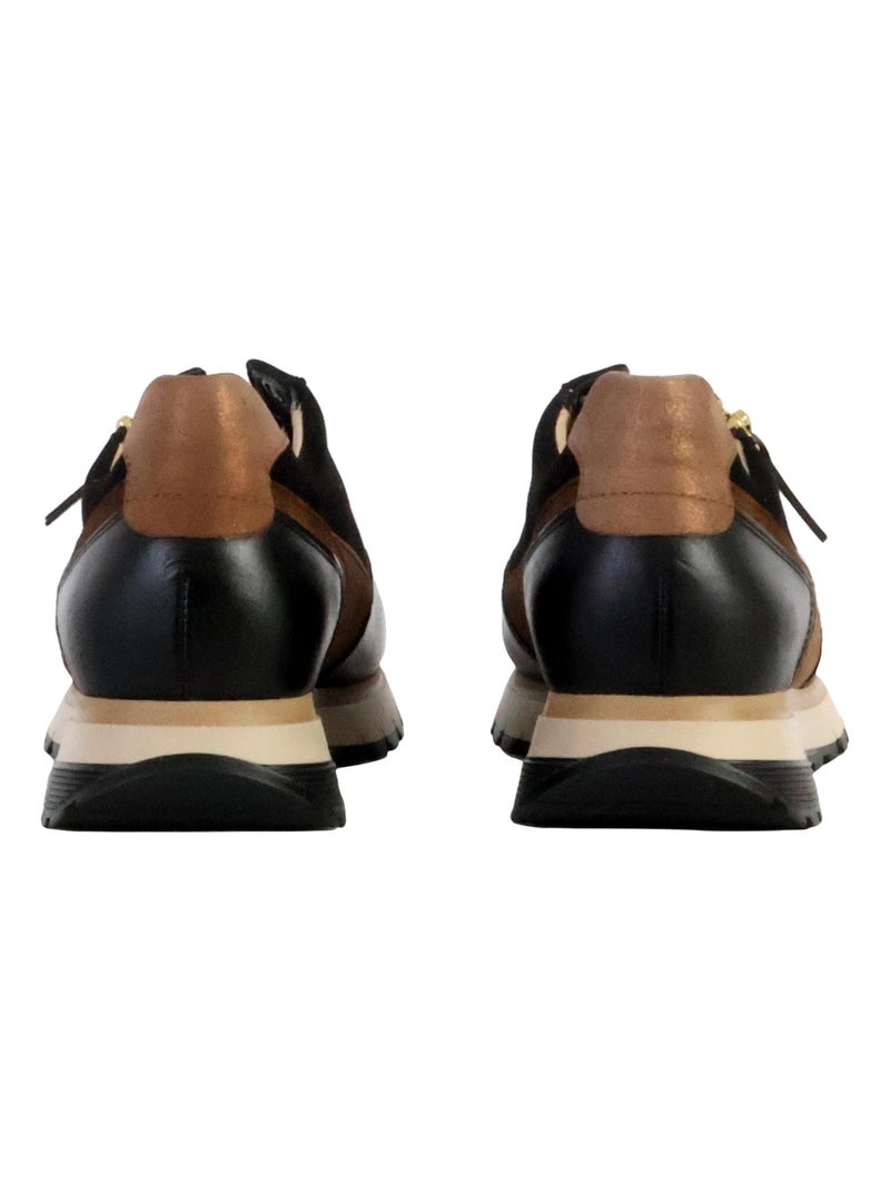 Basket Basse Cuir Gabor Comfort Noir - Kiabi