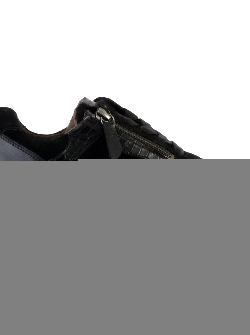 Basket Basse Cuir Gabor Dream Snake Noir - Kiabi