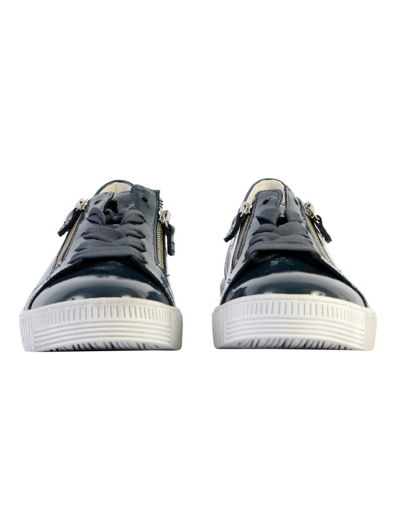 Basket Basse Cuir Gabor Topas Bleu marine - Kiabi