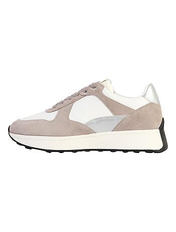 Basket Basse Cuir Geox Amabel Nappa Suede