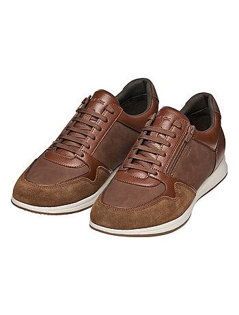 Basket Basse Cuir Geox Avery NBK Synt.Lea + Tumb