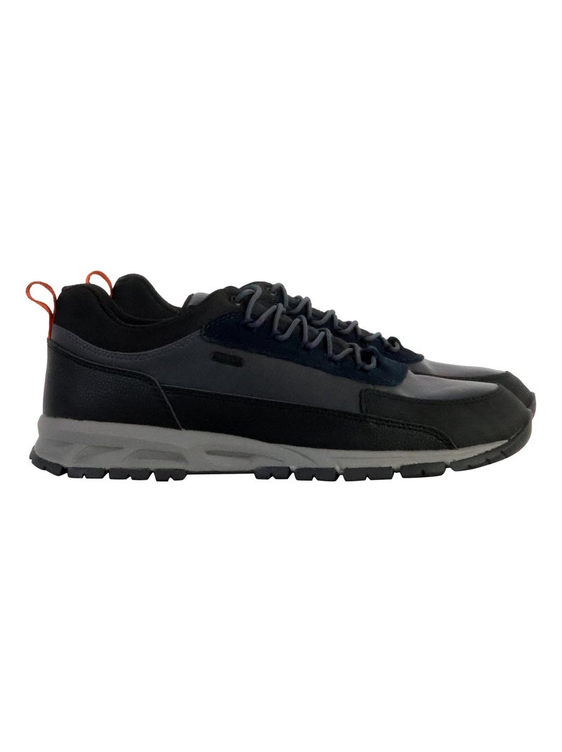Basket Basse Cuir Geox Doray Abx Tumb Synt.Le Bleu - Kiabi