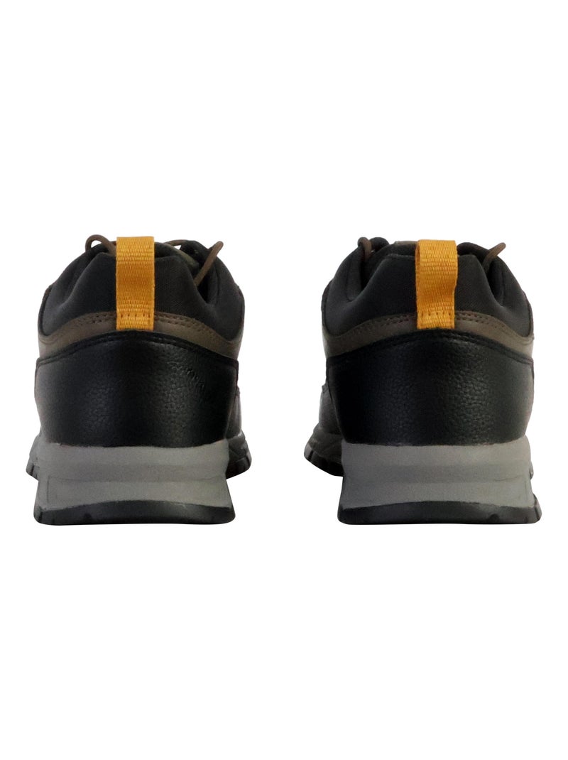 Basket Basse Cuir Geox Doray Abx Tumb Synt.Le Noir - Kiabi