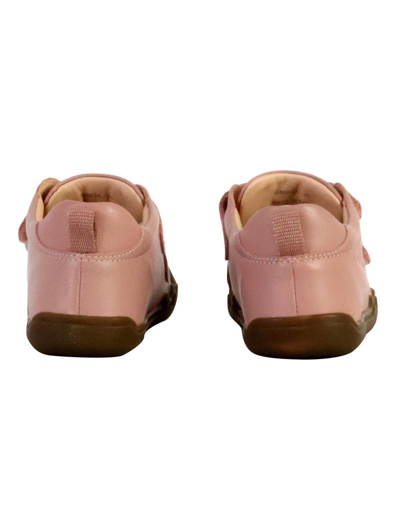 Basket Basse Cuir Geox Enfant Steppieup Nappa Rose - Kiabi