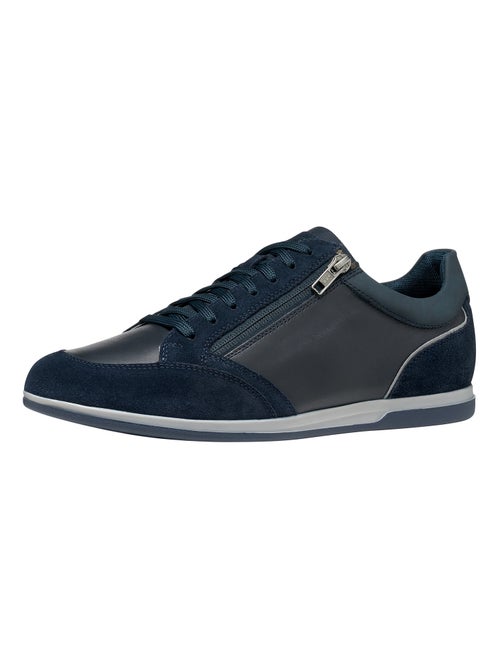 Basket Basse Cuir Geox Renan - Kiabi Basket Basse Cuir Geox Renan - Kiabi