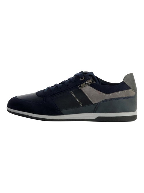 Basket Basse Cuir Geox Renan Suede - Kiabi