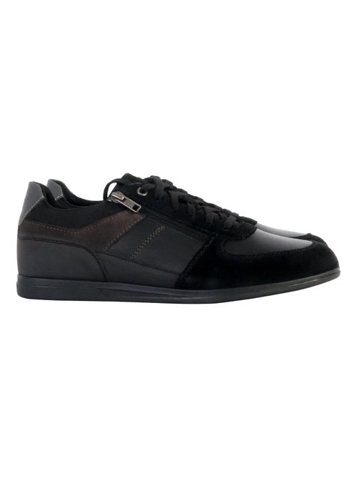 Basket Basse Cuir Geox Renan Suede - Kiabi