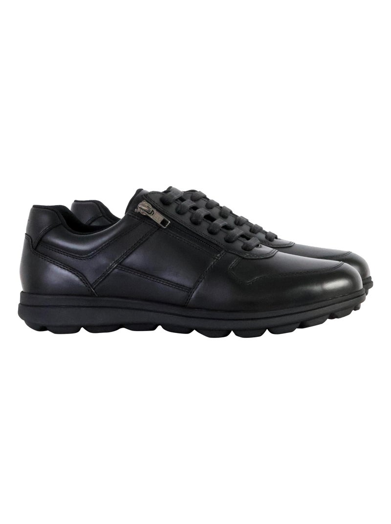 Basket Basse Cuir Geox Spherica Ec1 2 Smo.Lea Noir - Kiabi