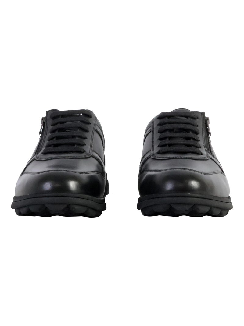 Basket Basse Cuir Geox Spherica Ec1 2 Smo.Lea Noir - Kiabi