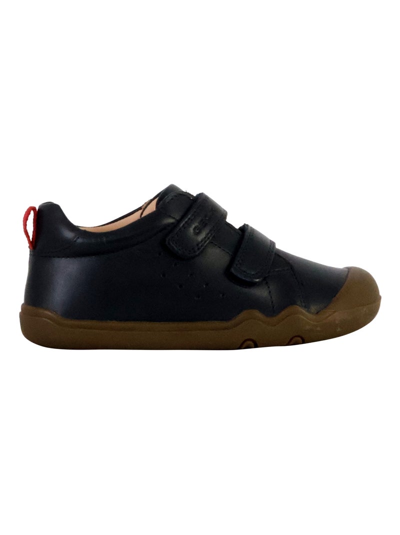 Basket Basse Cuir Geox Steppieup Nappa Bleu marine - Kiabi