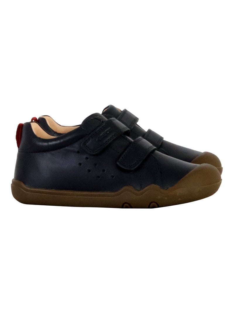 Basket Basse Cuir Geox Steppieup Nappa Bleu marine - Kiabi