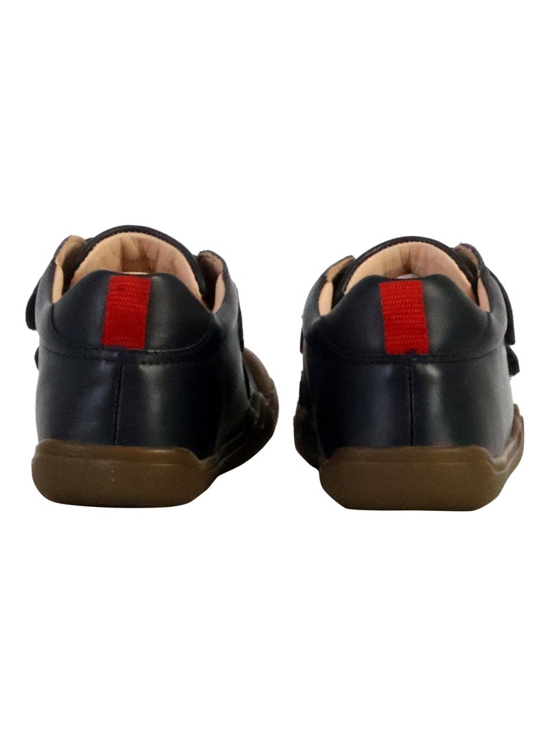 Basket Basse Cuir Geox Steppieup Nappa Bleu marine - Kiabi