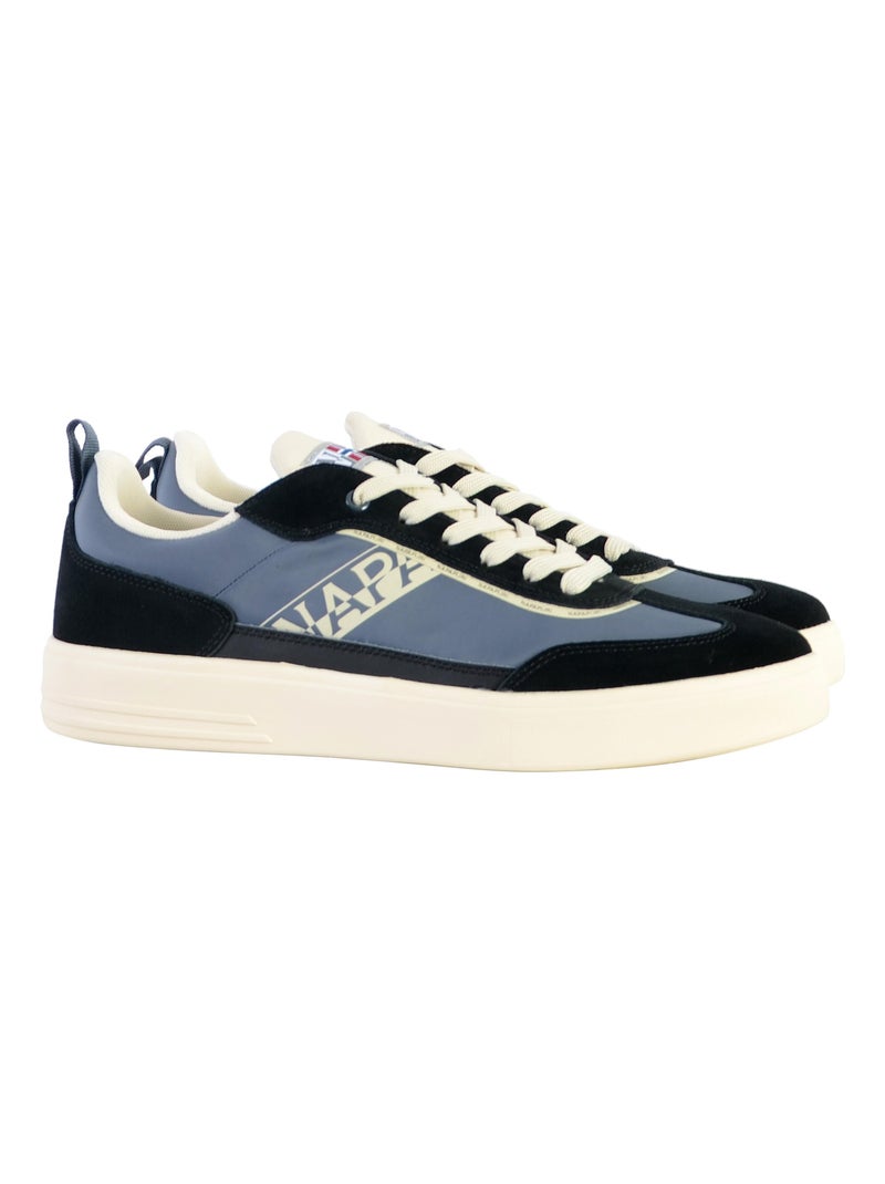Basket Basse Cuir Napapijri Bark Noir - Kiabi