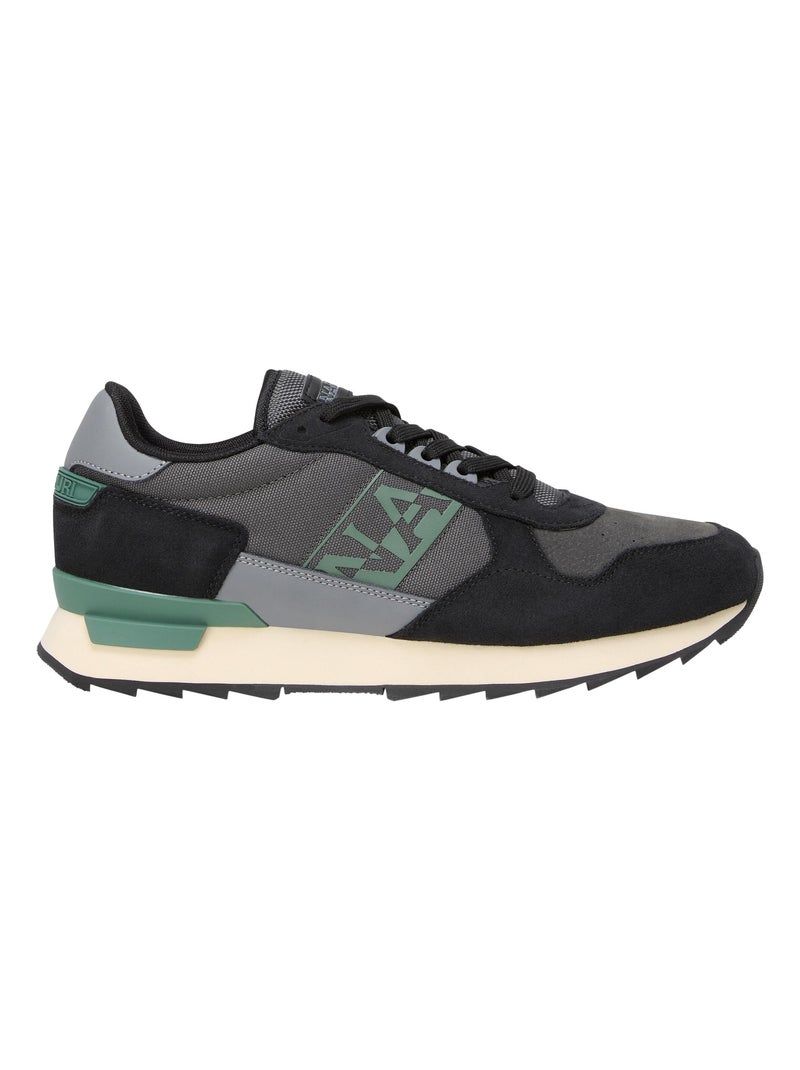 Basket Basse Cuir Napapijri Gris - Kiabi