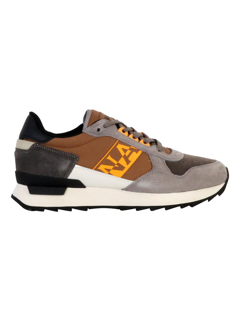 Basket Basse Cuir Napapijri Marron - Kiabi