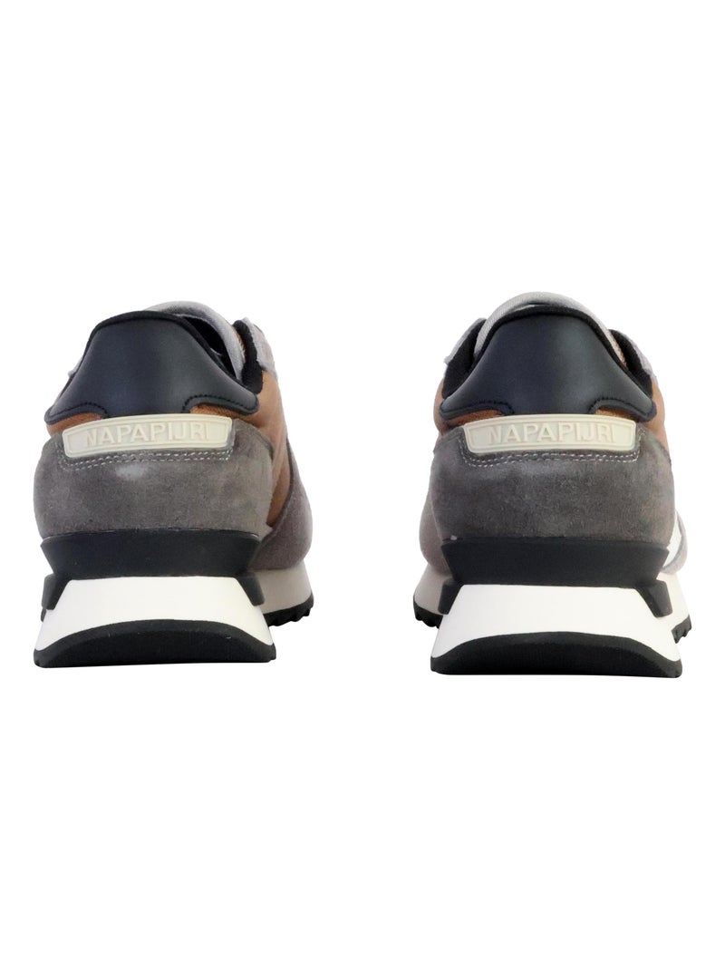 Basket Basse Cuir Napapijri Marron - Kiabi