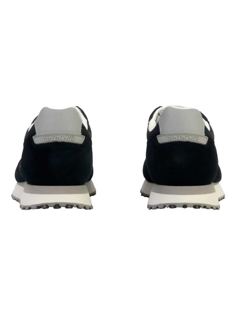 Basket Basse Cuir Napapijri Sun Bleu - Kiabi
