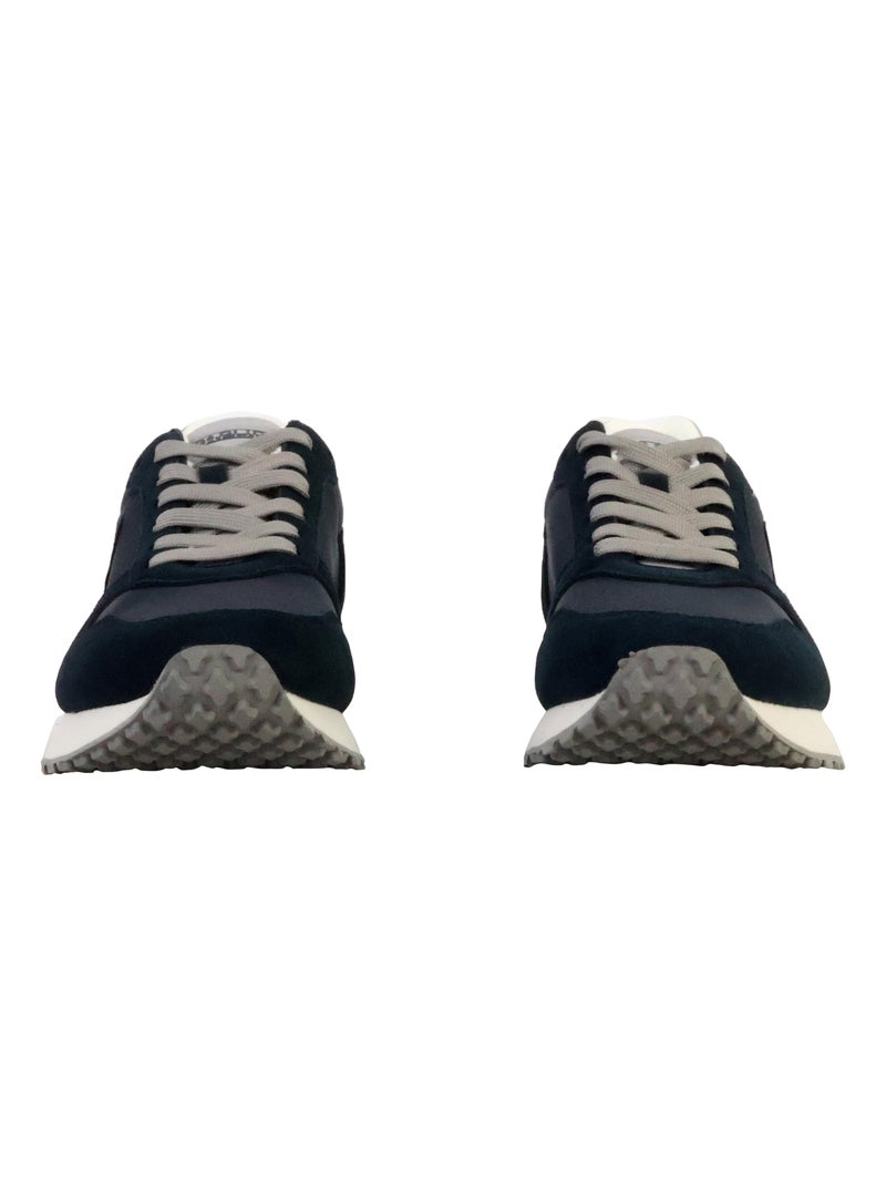 Basket Basse Cuir Napapijri Sun Bleu - Kiabi