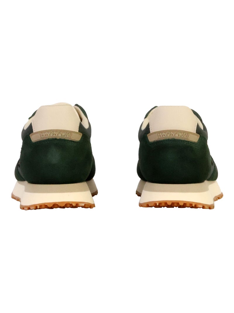 Basket Basse Cuir Napapijri Sun Vert - Kiabi