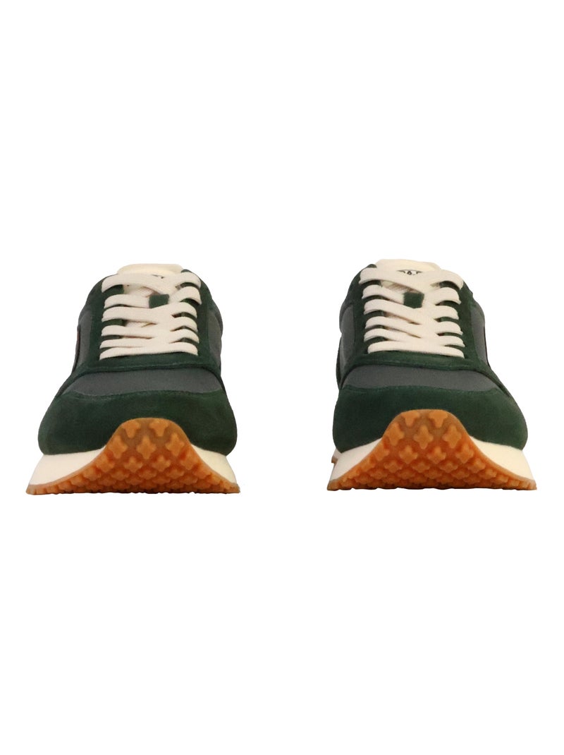Basket Basse Cuir Napapijri Sun Vert - Kiabi