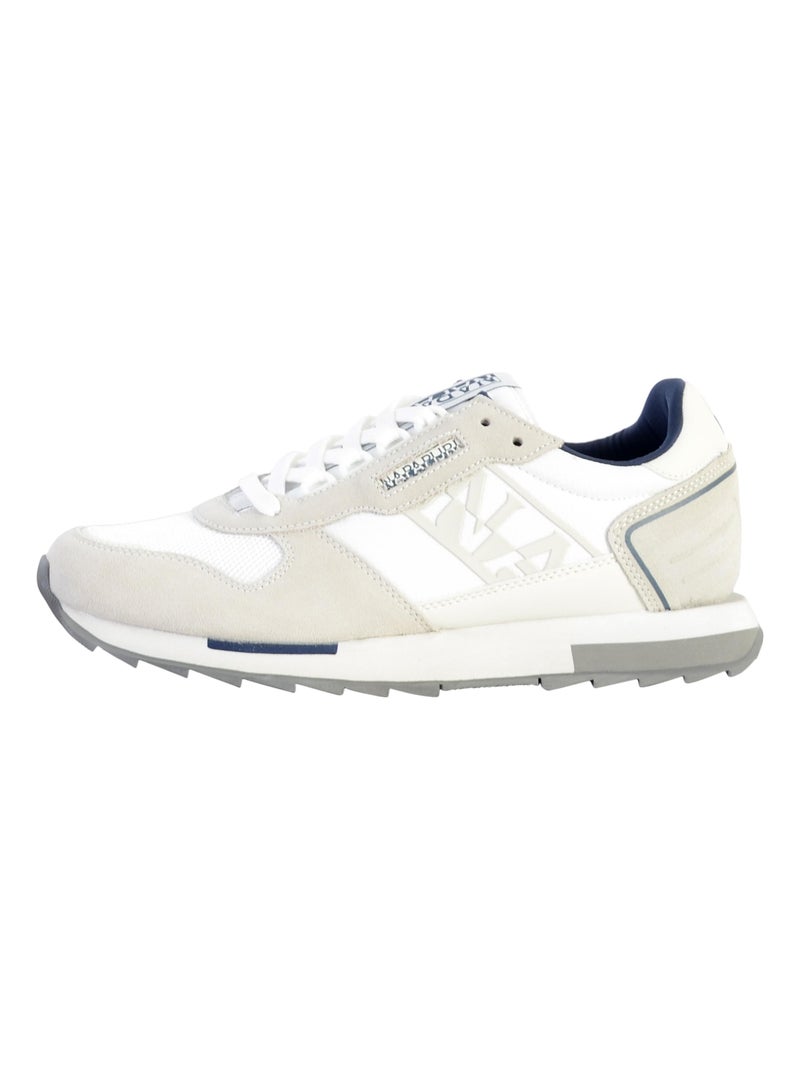Basket Basse Cuir Napapijri Virtus Blanc - Kiabi