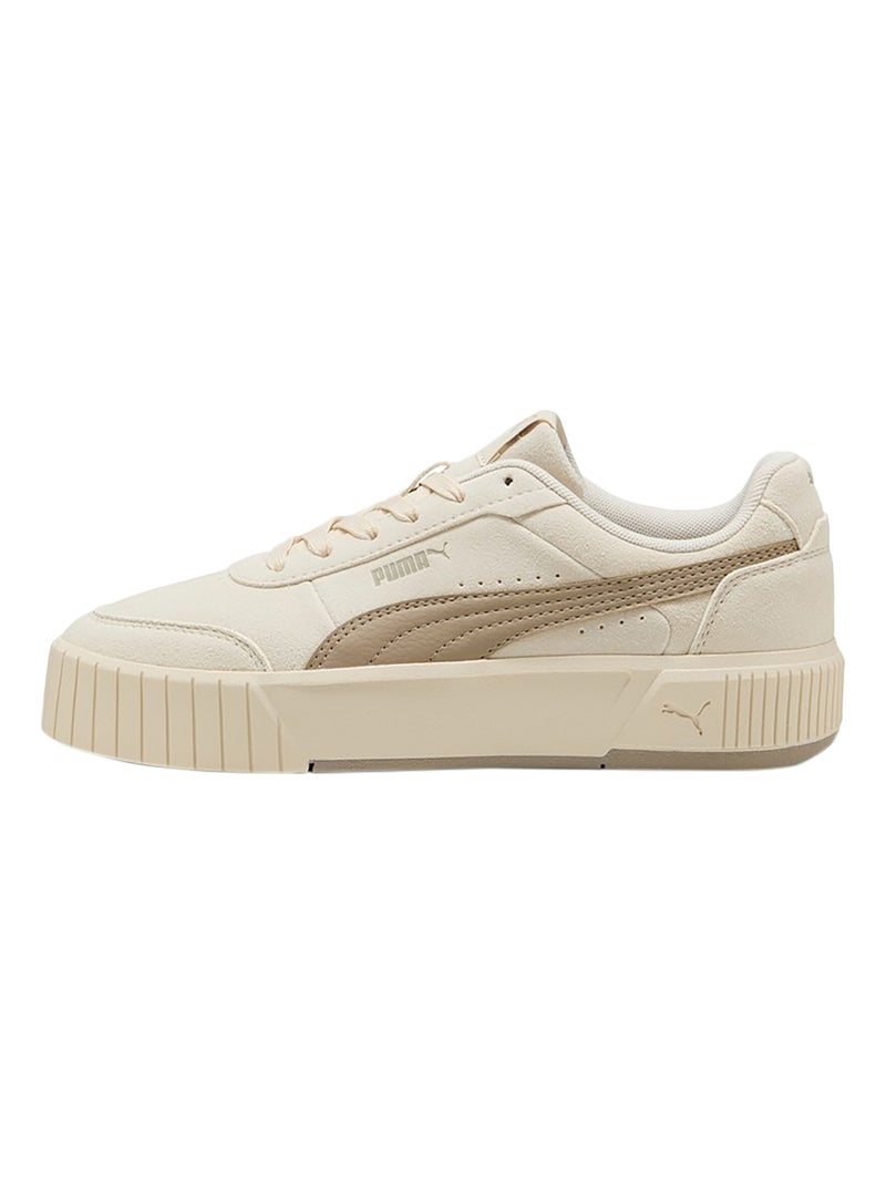 Basket Basse Cuir Puma Carina Mia SD Blanc - Kiabi