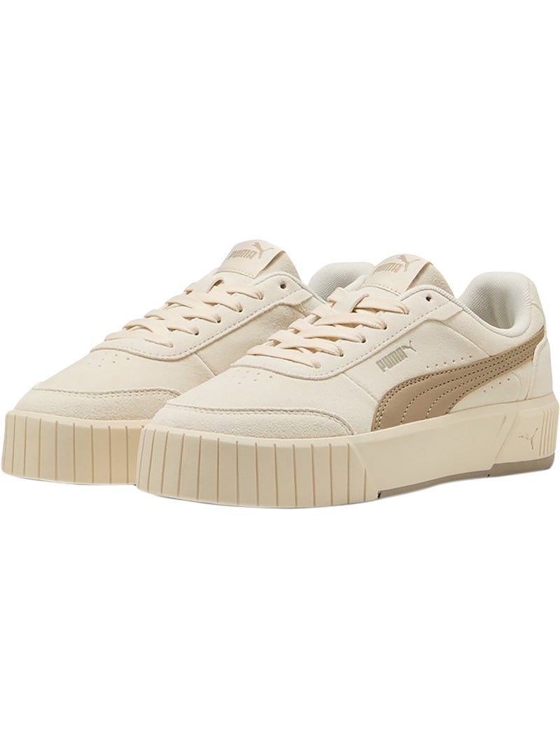 Basket Basse Cuir Puma Carina Mia SD Blanc - Kiabi